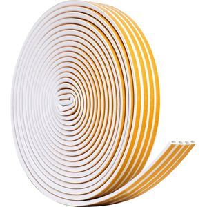 Afdichtingstape zelfklevend - deurafdichting 30 m schuimrubber weerstrip geluidsisolatie