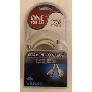 Coax Video Kabel 1,5 meter