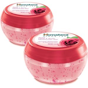 Himalaya Rose Moisturizer Face & Body Gel - 2 x 300 ml - Gezichtsverzorging - Vegan - Vrij van Parabenen Kleurstoffen en Ftalaten