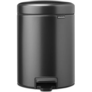 Brabantia NewIcon Prullenbak - 5 liter - Confident Grey