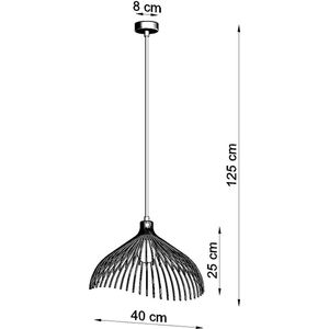 Sollux - Hanglamp Umb Ø 40 cm wit