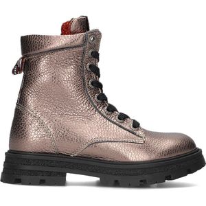 Red-Rag 12438 Veterboots - Laarzen Met Veters - Meisjes - Brons - Maat 30