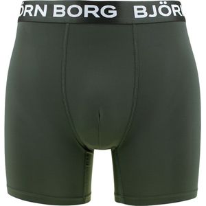 Björn Borg Performance boxers - microfiber heren boxers lange pijpen (3-pack) - multicolor - Maat: S