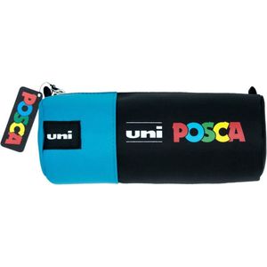 Uni-Ball Posca - Tekenetui voor Posca stiften en pennen - Blauw / Zwart