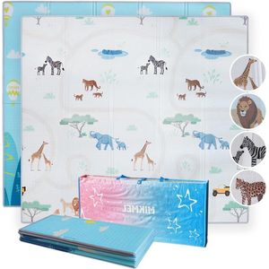 Speelmat Groot Formaat 177 x 197 x 1 cm Zachte Schuimmat voor Baby's en Peuters om te Spelen en te Kruipen