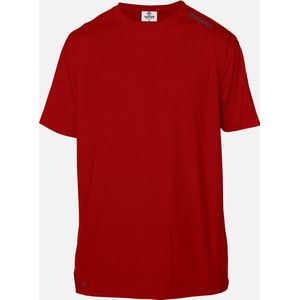 SKINSHIELD - FACTOR 50+ UV-zonbeschermend sport shirt heren - korte mouwen - Mars Red - Rood - XS