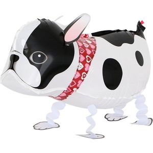 Ballon in de vorm van een bulldog - hond - buldog - bulldog - folie - ballon - dier - huisdier - decoratie