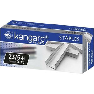 Kangaro nietjes 23/6 - 6mm - 30 vel - 1000 stuks - K-7523066