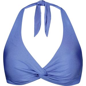 Barts Isla Cross Halter Vrouwen Bikinitopje - maat 36 - Blauw