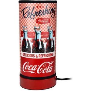 COCA COLA - VERLICHTING - TAFELLAMP- DECO - CILINDERVORM