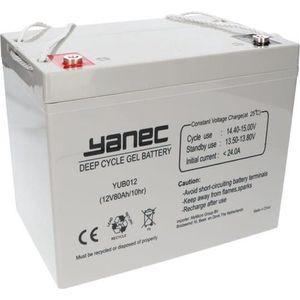 Yanec Gel Accu 12V 80Ah