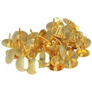 Metaltex Punaises 1 Cm Staal Goud 100 Stuks