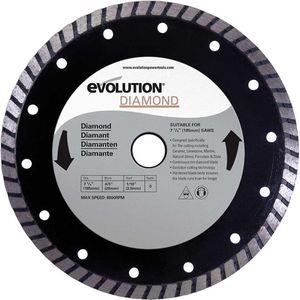 EVOLUTION - Evolution Rage diamant zaagblad 185 mm - 185 X 20.0 X 2.2 MM - DIAMOND