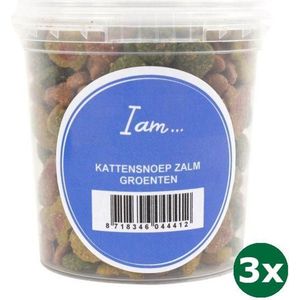 I am kattensnoep zalm / groenten 3x 70 gr