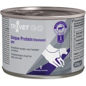 TROVET Unique Protein UPV (Venison) - Hond/Kat - 6 x 200 gram