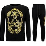 Joggingpak Heren Volwassenen - Huispak Heren - Omerta - Trainingspakken Heren - Cosa Nostra - Zwart