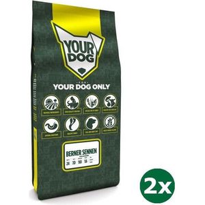 2x12 kg Yourdog berner sennen volwassen hondenvoer