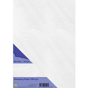 Nellie's Choice Stempel papier 200 gr wit STPA001 A4