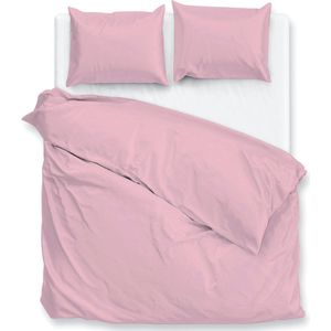 Dekbedovertrek - Zo!Home - Percalle Lilac Pink - Lits-jumeaux (240 x 200/220 cm)