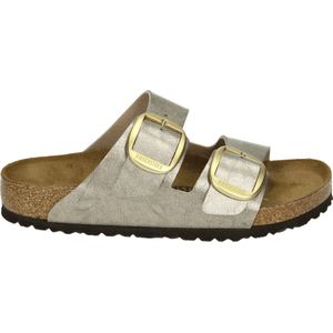 Birkenstock ARIZONA BIG BUCKLE BF TAUPE - Dames slippers - Kleur: Metallics - Maat: 37