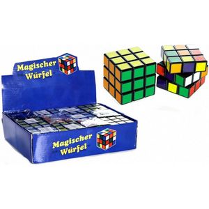 20x stuks voordelige kubus puzzels van 7 cm