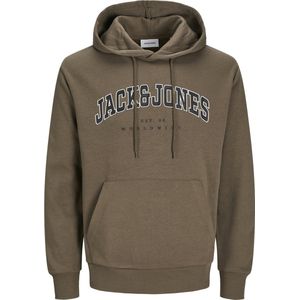 Jack & Jones Trui Jjecaleb Varsity Sweat Hood Noos 12256521 Canteen Mannen Maat - M