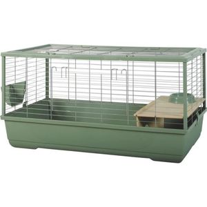 Zolux - Néolife Connect - Knaagdierkooi - Groen - Voor konijnen en cavia's