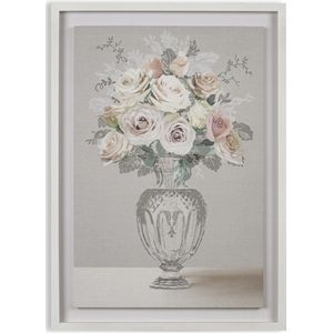 Laura Ashley | Rose Bouquet Vase - Canvas in Frame - 70x50 cm