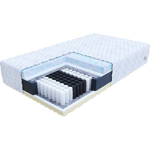 FDM® LUMINO Matras 140x200 cm - Hoogte 29 cm H2 en H3 - Pocketvering Matrassen - Dubbelzijdig - 7 zones - Antiallergisch