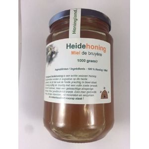 Honingland : Heidehoning, Miel de bruyère, Heather Honey.  1000 gram