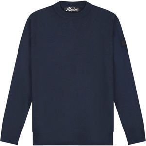 Malelions Knitted Crewneck Sweater Heren