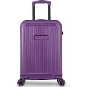 SUITSUIT Handbagage koffer 55x35x20 - Handbagage trolley - Lichtgewicht koffers - Expression koffer Paars