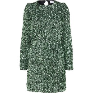 Selected Femme Colyn LS Short Sequins Dress Loden Frost