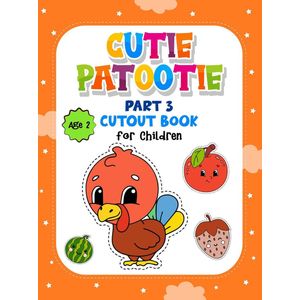 HugoElena - Cutie Patootie kleurboek - inkleuren en uitknipen boek voor kinderen - deel 3 - 40 paginas