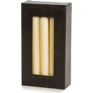 Rustik Lys‎‎ - Dinerkaarsen - 10 stuks - Pale Banana - Lichtgeel - 2,2 x 19 cm