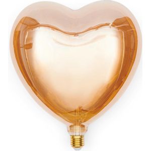 Riviera Maison Led Lamp Bol - Lovely Heart Led Bulb - Transparant