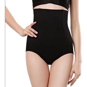 Zwart corrigerend ondergoed dames – Maat 44-46 - Hoge correctie slip -  Katoen elastaan - Shapewear dames onderbroek - Figuurcorrectie - Body shaper