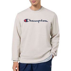 Champion Big Logo Fleece Crewneck Sweater Heren - Maat S