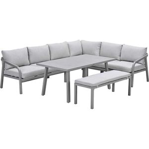 Garden Impressions Tarera lounge dining set 6-delig - taupe