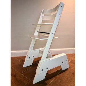 Tripp Trapp Kinderstoel Verhoger voor Kookeiland - Keuken - Bar - 20cm - Jack-Up TT - Wit - Hout