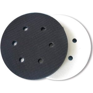 Zachte Spons Interface Pad voor Schuren Pads 150 mm Diameter (6 Gaten) - Aanpassing van titel: Zachte Spons Interface Pad 150 mm Diameter (6 Gaten) voor Schuren Pads