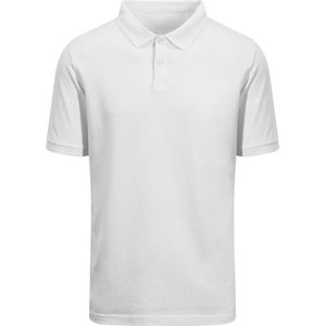 AWDis Ecologie Volwassenen Unisex Etosha Organic Polo Shirt (Arctisch Wit)