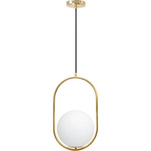 TooLight APP473-1CP Hanglamp - E27 - Ø 24.5 cm - Wit/Goud