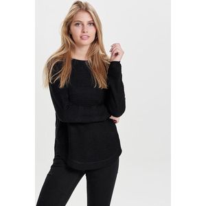 Only Trui Onlcaviar L/s Pullover Knt Noos 15141866 Black Dames Maat - XS
