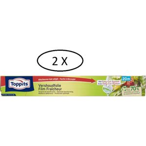 2x Toppits Vershoudfolie 32,5 cm 20 mtr