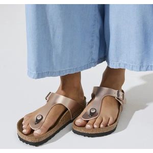 Birkenstock Gizeh Birko-Flor Narrow Fit Copper