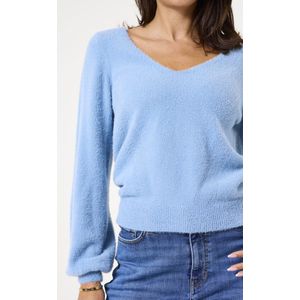 GARCIA Dames Trui Blauw - Maat S