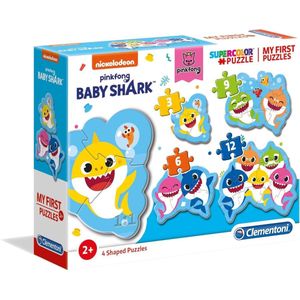 Clementoni Legpuzzel Baby Shark Junior Karton 30 Stukjes 4-delig