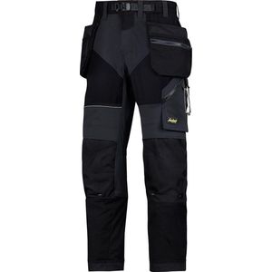 Snickers FlexiWork broek - met holsterzak - zwart - mt. XL taille 54 W38