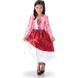 Disney Princess - Fairy tale Mulan™ jurk voor meisjes 5/6 jaar - Verkleedkleding